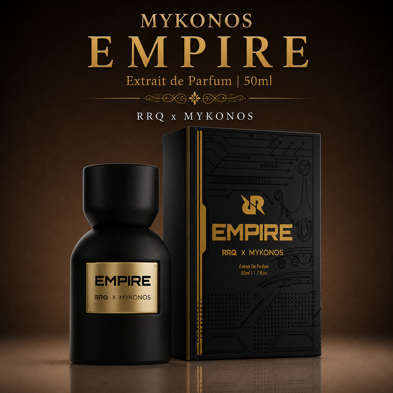 MYKONOS EMPIRE Extrait De Parfum 50ml RRQ x MYKONOS Long Lasting Luxury Men's