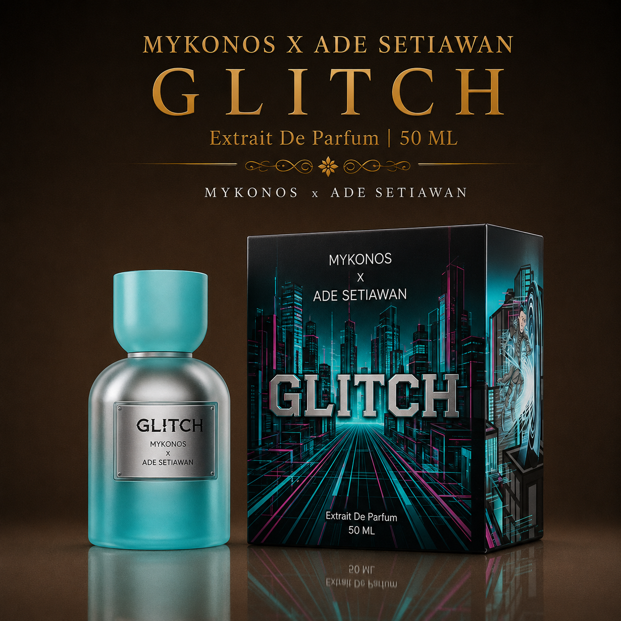 Mykonos Glitch Extrait De Parfum 50ml x Ade Setiawan Unisex Perfume